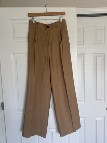 Zara wide leg palazzo - wide-leg, tan