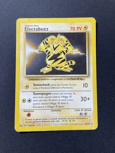 Pokemon electabuzz set base - pokemon,