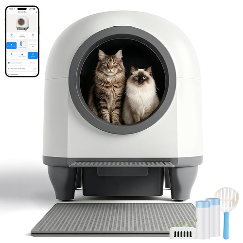 Lettiera gatto autopulente - gatto,