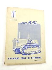 MANUALE CATALOGO  PARTI RICAMBIO TRATTORE D'EPOCA FIAT TRATTRICE 55  55L1951