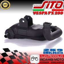 0259 SITO PLUS LEOVINCE SCARICO MARMITTA TERMINALE PER VESPA PX 200 E VSX1T