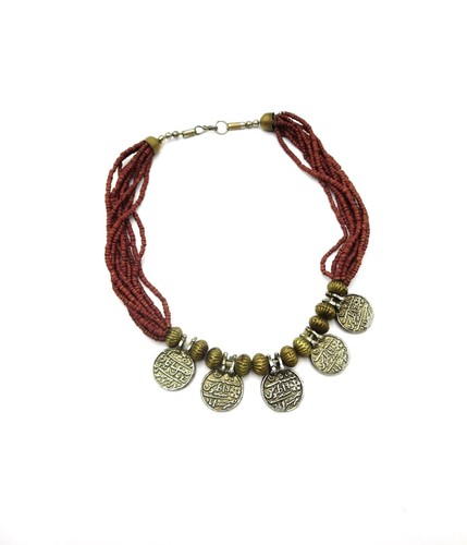 Collana vintage tono argento - tono,