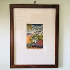 ✅ Walter Scotti Litografia a colori firmata e numerata Locorotondo Puglia