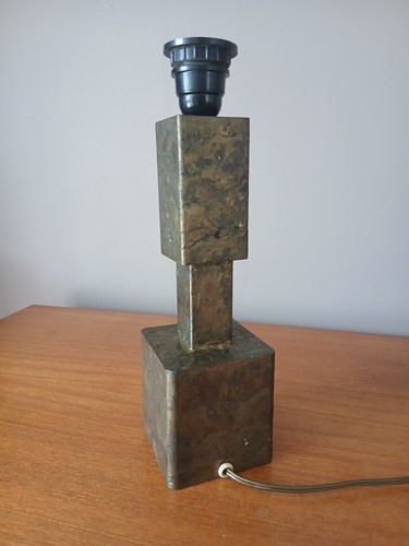 Superbe lampe vintage bronze - superbe,