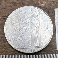 1959  ITALY 100 LIRE     KM#