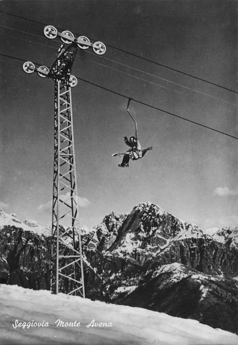 42a cartolina seggiovia - cartolina,