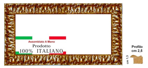 Cornice oro intagliata - , in