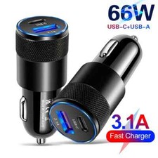 66W Type C USB Car Charger