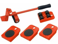 SOLLEVATORE SOLLEVA MOBILI RUOTE 4 PIASTRE 150KG SPOSTARE SOLLEVARE MOBILI CASA