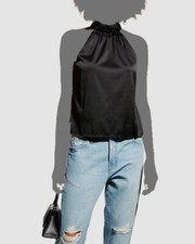 Top donna nero con montatura - , e