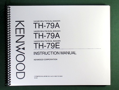 Kenwood 79a manuale di - th-79a/e,