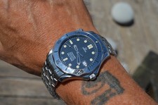 OMEGA SEAMASTER 300M PROFESSIONAL DIVER CHRONOMETER DATE STEEL 41MM BLUE DIAL