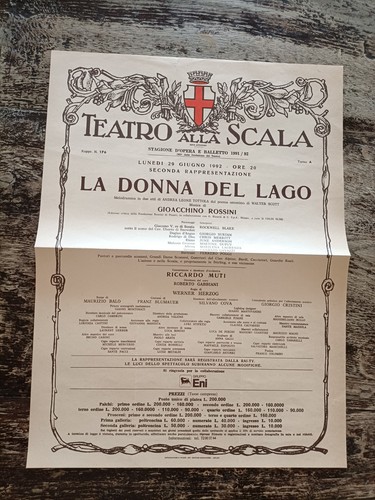 Locandina teatro alla scala - locandina,