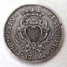 Lucca repubblica scudo 1744