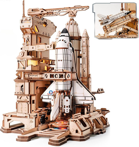 Puzzle legno navetta - 3d, in