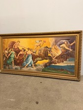 Antico dipinto olio su tela