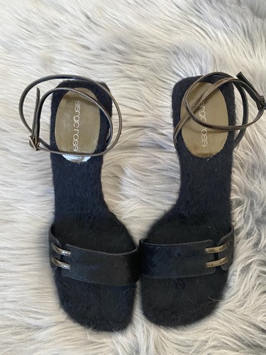 Sergio ross nero pelliccia - sergio,