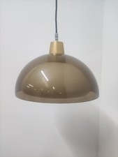 lampadario  vintage in plexiglas di Candle, Marrone Italia 1970