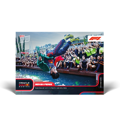 Carta sergio perez red - red, bull