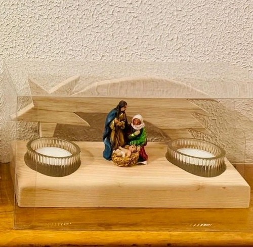 Porta candele vari legni - candele, in