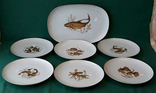 Servizio piatti pesce 6 - servizio, da