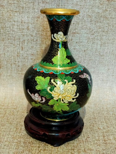 Vaso bulbo smaltato