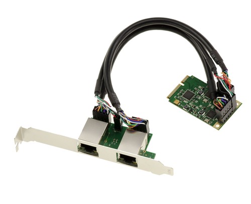 Scheda minipcie dual gigabit - scheda,