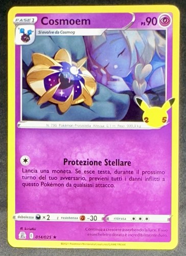 Pokemon cosmoem holo - pokemon, 014/025