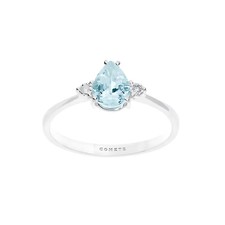 Anello Acquamarina Comete