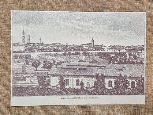 Forlì nell 800 - nell'800, panorama