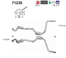 200 KW 272 CV CATALIZZATORE PER Mercedes Classe M W163 ML 430