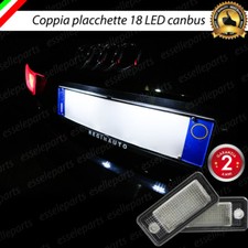 PLACCHETTE A LED LUCI TARGA 18 LED SPECIFICHE AUDI A6 C6 CF 4F NO ERROR 6000K