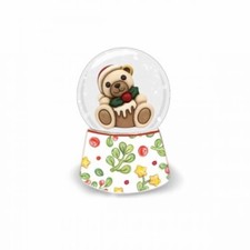 Thun Boule De Neige Palla Di Vetro Teddy Con Panettone