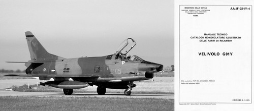 Fiat 91y jet parts service - g.91y,