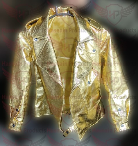 Giacca vera pelle metallica - pelle,