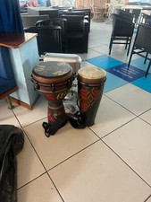 coppia tamburi djambe djembe jembe djembè bongo drum percussioni
