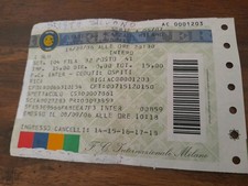 BIGLIETTO STADIO CALCIO INTER