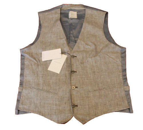 Zara tuta uomo gilet lino - uomo,