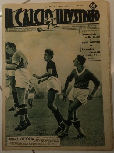 Calcio illustrato 1938 - il,