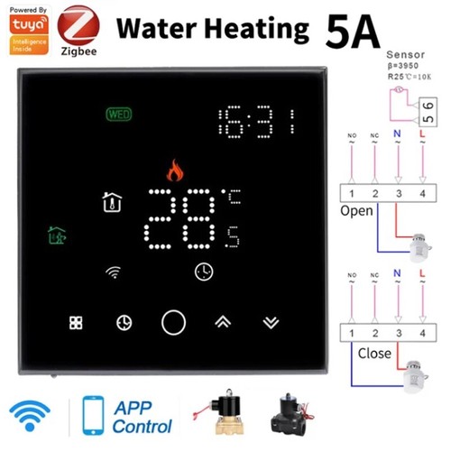 Termostato smart zigbee beca - termostato,
