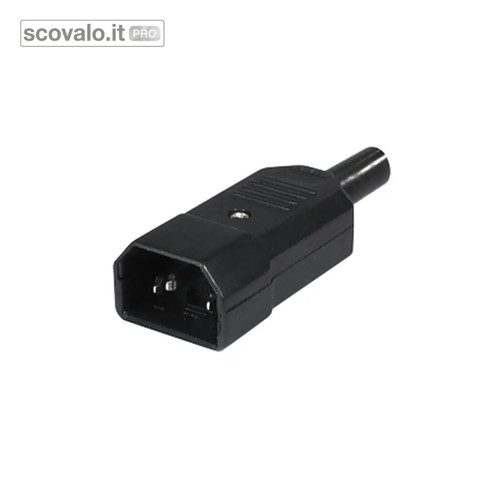 Spina volante iec c14 maschio - spina,
