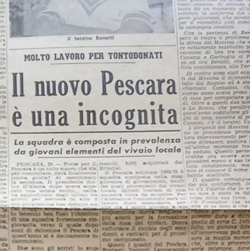 Calcio pescara 1969 sorrento - calcio,