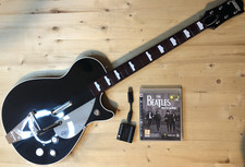 The Beatles Rock Band PS3 Gretsch Guitar Controller + Dongle + Game Complete