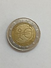 Moneta da 2 euro Molto rara Con Omino Stilizzato UEM 1999/2009 FRANCIA