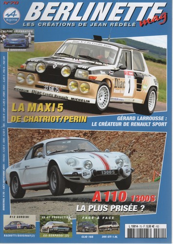 Berlinette mag peugeot 205 - berlinette,