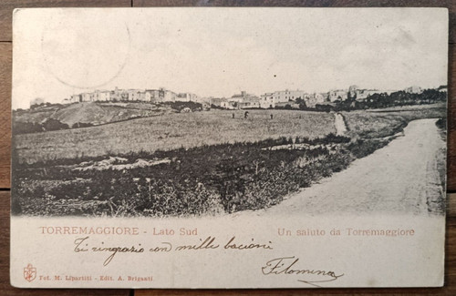 1909 torremaggiore saluti - 1909, in