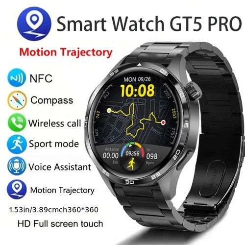 Gt5 pro smart watch - men,