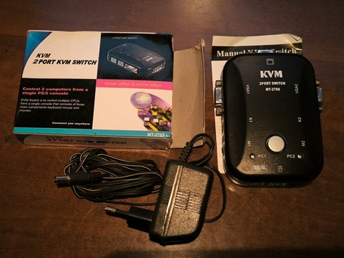 Switch kvm 2port - kvm, mt