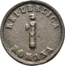 Ancona – II Repubblica Romana – Baiocco – 1849.