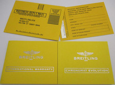 BREITLING CHRONOMAT EVOLUTION Watch Instructions & Warranty Certificate Books ++